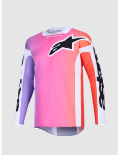 ALPINESTARS МОТОКУРТКА RACER AIR PORTL BLACK/PURPLE/WHITE CROSS