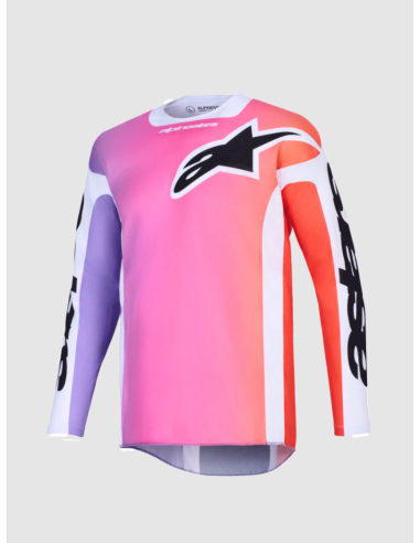 ALPINESTARS RACER AIR PORTL BLACK/PURPLE/WHITE CROSS MOTO JACKET