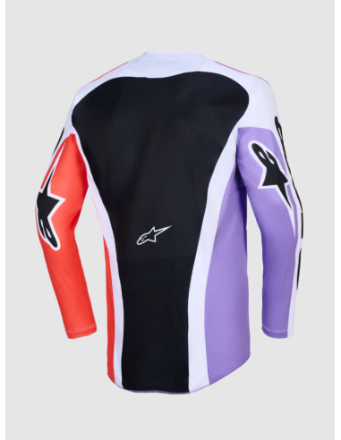 ALPINESTARS МОТОКУРТКА RACER AIR PORTL BLACK/PURPLE/WHITE CROSS