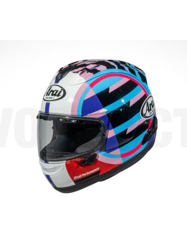 ARAI RX-7V EVO SPECTRE CYAN SPORTINIS/UŽDARAS MOTO ŠALMAS