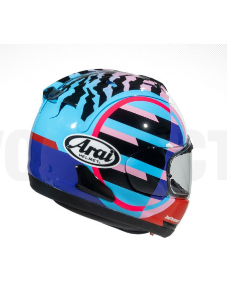 ARAI RX-7V EVO SPECTRE CYAN SPORTINIS/UŽDARAS MOTO ŠALMAS