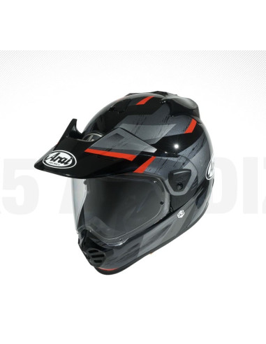 ARAI TOUR-X5 ANODIZE RED CROSS MOTO HELMET