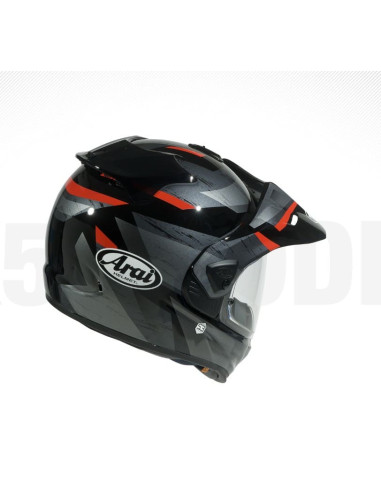 ARAI TOUR-X5 ANODIZE RED CROSS MOTO HELMET