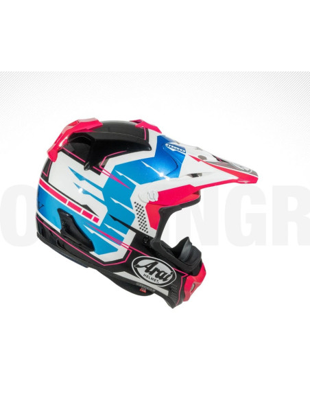 ARAI MX-V EVO STINGRAY PINK CROSS MOTO HELMET