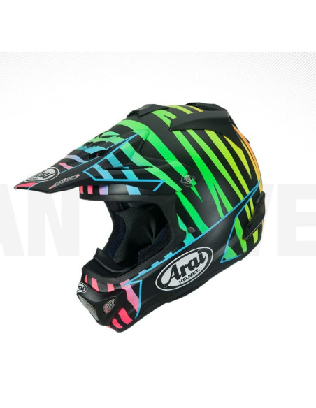 ARAI MX-V EVO STINGRAY PINK CROSS MOTO BRASS