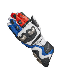 HELD TITAN RR BLUE/WHITE/RED ILGOS ODINĖS MOTO PIRŠTINĖS