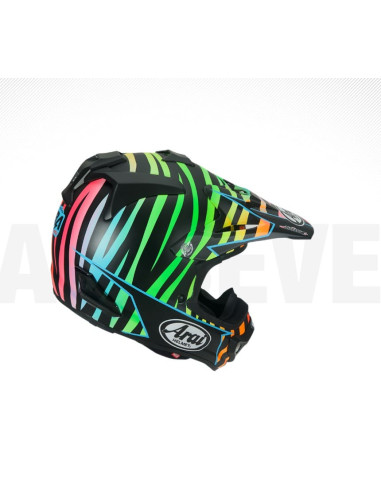 ARAI MX-V EVO BEVEREN BLACK CROSS MOTO HELMET