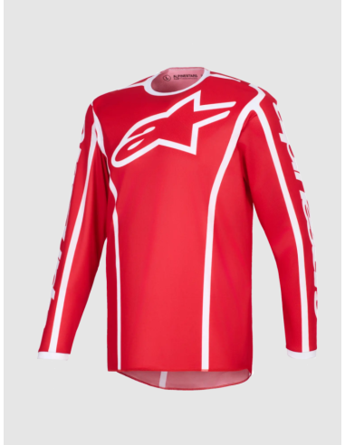ALPINESTARS FLUID APEX RED/WHITE CROSS MOTO JACKET