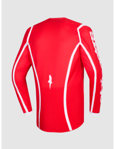ALPINESTARS FLUID APEX RED/WHITE CROSS MOTO JACKET