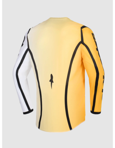 ALPINESTARS FLUID APEX BLACK/YELLOW CROSS MOTO JACKET