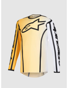 ALPINESTARS FLUID APEX BLACK/YELLOW CROSS MOTO JACKET