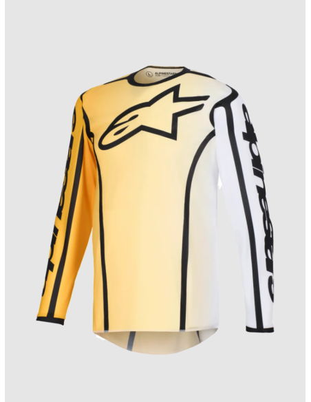 ALPINESTARS FLUID APEX BLACK/YELLOW KROSINĖ MOTO MAIKUTĖ