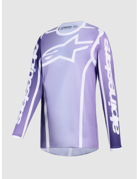 ALPINESTARS WOMEN'S STELLA FLUID APEX PURPLE/WHITE CROSS MOTO JACKET