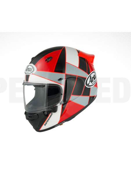 ARAI QUANTIC PEAK RED SPORTINIS/UŽDARAS MOTO ŠALMAS
