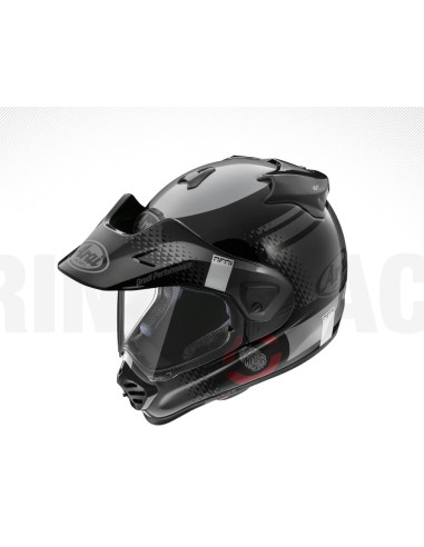 ARAI TOUR-X5 PRINT BLACK CROSS MOTO HELMET
