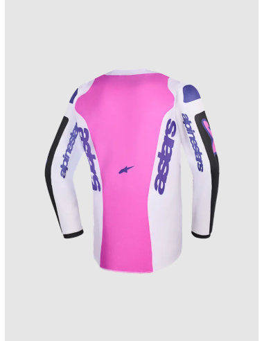 ALPINESTARS VAIKIŠKA FLUID GRID BLACK/GRAY/PURPLE KROSINĖ MOTO MAIKUTĖ