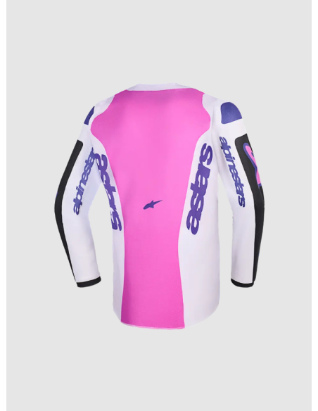 ALPINESTARS VAIKIŠKA FLUID GRID BLACK/GRAY/PURPLE KROSINĖ MOTO MAIKUTĖ