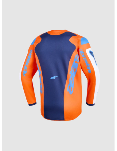 ALPINESTARS CHILDREN'S FLUID GRID BLUE/ORANGE CROSS-COUNTRY MOTO JACKET