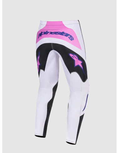 ALPINESTARS FLUID GRID BLACK/GRAY/PURPLE CROSS MOTO TROUSERS