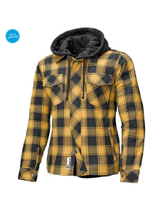 HELD LUMBERJACK II BLACK/YELLOW TEKSTILINĖ MOTO STRIUKĖ