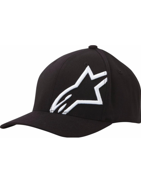 ALPINESTARS CORP SHIFT 2 CURVED BRIM BLACK/WHITE KEPURĖ