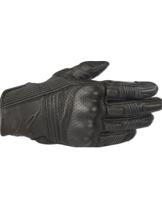 ALPINESTARS ЧЕРНЫЕ/БЕЛЫЕ МОТОПЕРЧАТКИ ATOM