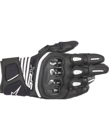 ALPINESTARS SPX AIR CARBON V2 BLACK MOTO GLOVES