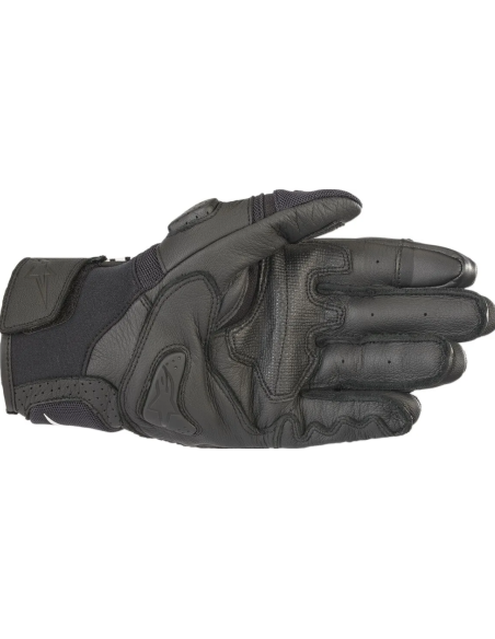 ALPINESTARS MUSTANG V2 BLACK MOTO FRONT