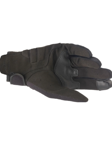 ALPINESTARS COOPER BLACK/FLUORESCENT RED MOTO GLOVES