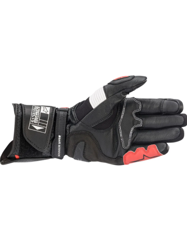 ALPINESTARS SP-2 V3 BLACK/RED/WHITE MOTO GLOVES