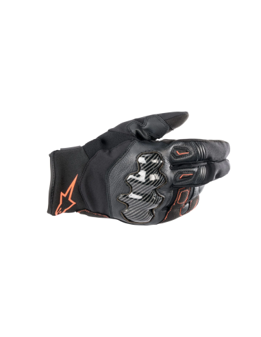 ALPINESTARS SMX-1 DRYSTAR BLACK/RED MOTO GLOVES