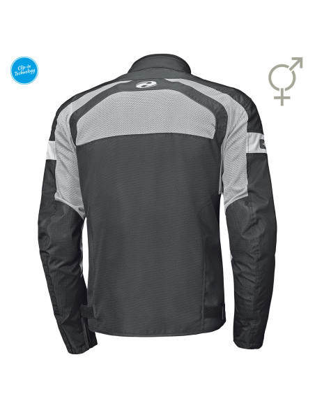 HELD TROPIC 3.0 GREY/BLACK VASARINĖ TEKSTILINĖ MOTO STRIUKĖ