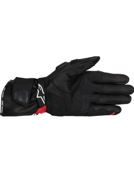 ALPINESTARS SP-3 BLACK/WHITE/BRIGHT RED MOTO GLOVES