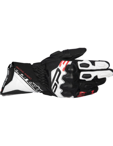 ALPINESTARS SP-3 BLACK/WHITE/BRIGHT RED MOTO FRONT