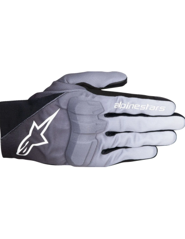 ALPINESTARS REEF V2 BLACK/WHITE/MID GRAY MOTO GLOVES