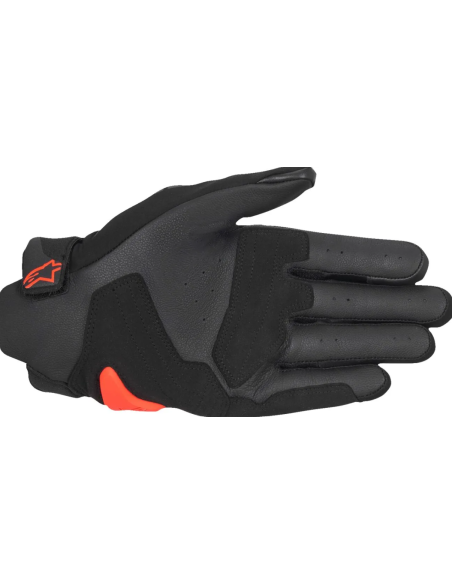 ALPINESTARS SP X 5 AIR BLACK/FLUORESCENT RED MOTO GLOVES