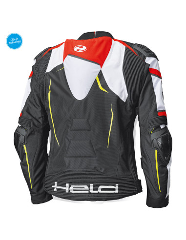 HELD ТЕКСТИЛЬНАЯ МОТОКУРТКА SAFER SRX BLACK/WHITE/RED