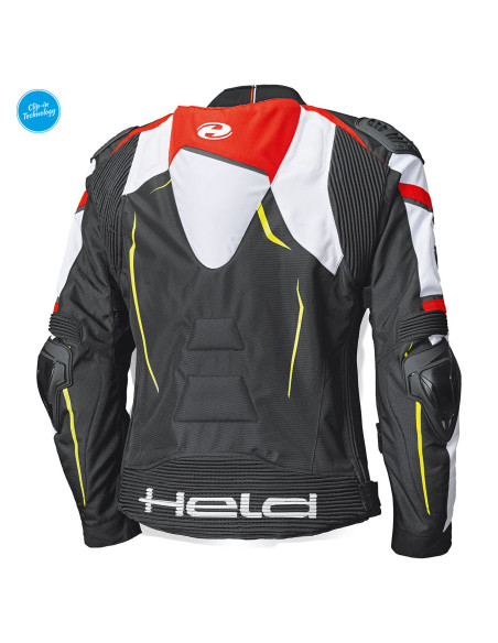 HELD ТЕКСТИЛЬНАЯ МОТОКУРТКА SAFER SRX BLACK/WHITE/RED