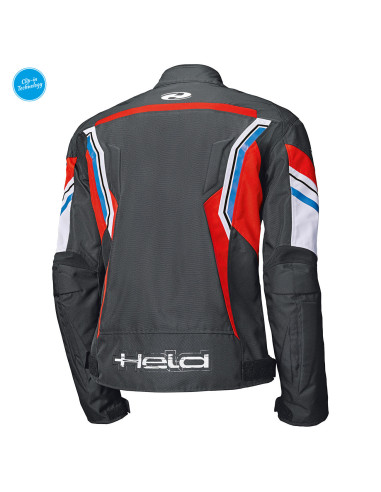 HELD ТЕКСТИЛЬНАЯ МОТОКУРТКА BAXLEY BLACK/RED/WHITE