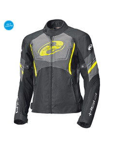 HELD ТЕКСТИЛЬНАЯ МОТОКУРТКА BAXLEY GREY/YELLOW FLUO