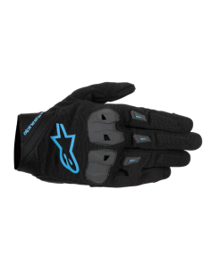 ALPINESTARS SP X 1 BLACK/BLUE MOTO GLOVES