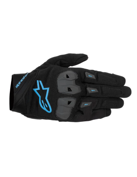 ALPINESTARS SP X 1 BLACK/BLUE MOTO GLOVES