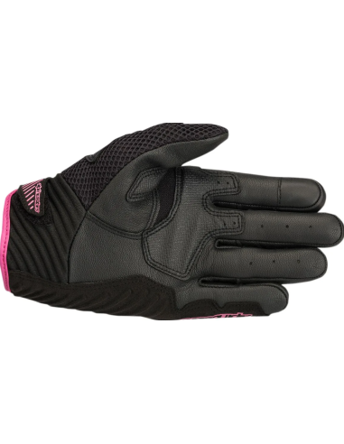 ALPINESTARS WOMEN'S STELLA SMX-1 AIR V2 BLACK/FUCHSIA MOTO GLOVES