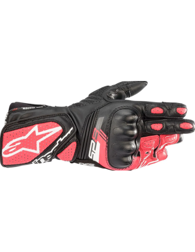ALPINESTARS MOTERIŠKOS STELLA SP-8 V3 BLACK/PINK MOTO PIRŠTINĖS