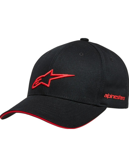ALPINESTARS ЧЕРНАЯ/КРАСНАЯ ШЛЯПА ROSTRUM