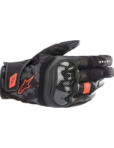 ALPINESTARS SMX Z DRYSTAR BLACK/FLUORESCENT RED MOTO PIRŠTINĖS