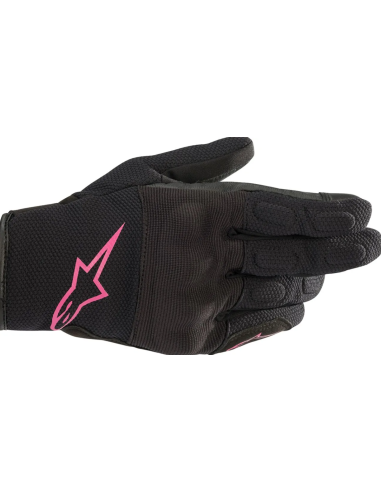 ALPINESTARS MOTERIŠKOS STELLA S-MAX DRYSTAR BLACK/FUCHSIA MOTO PIRŠTINĖS