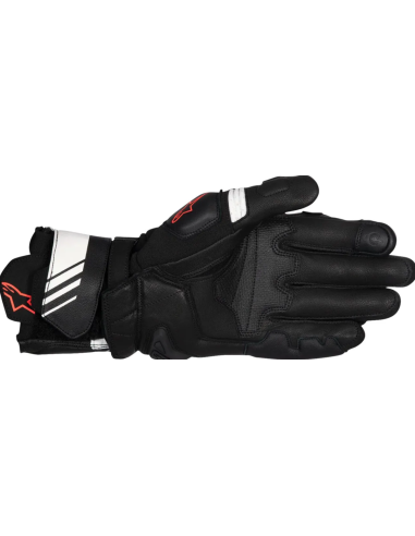 ALPINESTARS SP-8 V3 BLACK/WHITE/FLUORESCENT RED MOTO PRINTS