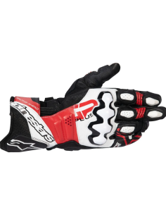 ALPINESTARS GP PLUS R V3 BLACK/WHITE/BRIGHT RED MOTO PIRŠTINĖS