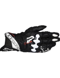 ALPINESTARS ПЕРЧАТКИ ДЛЯ МОТОСПОРТА GP PLUS R V3 ЧЕРНЫЙ/БЕЛЫЙ/ФЛУОРЕСЦЕНТНЫЙ КРАСНЫЙ